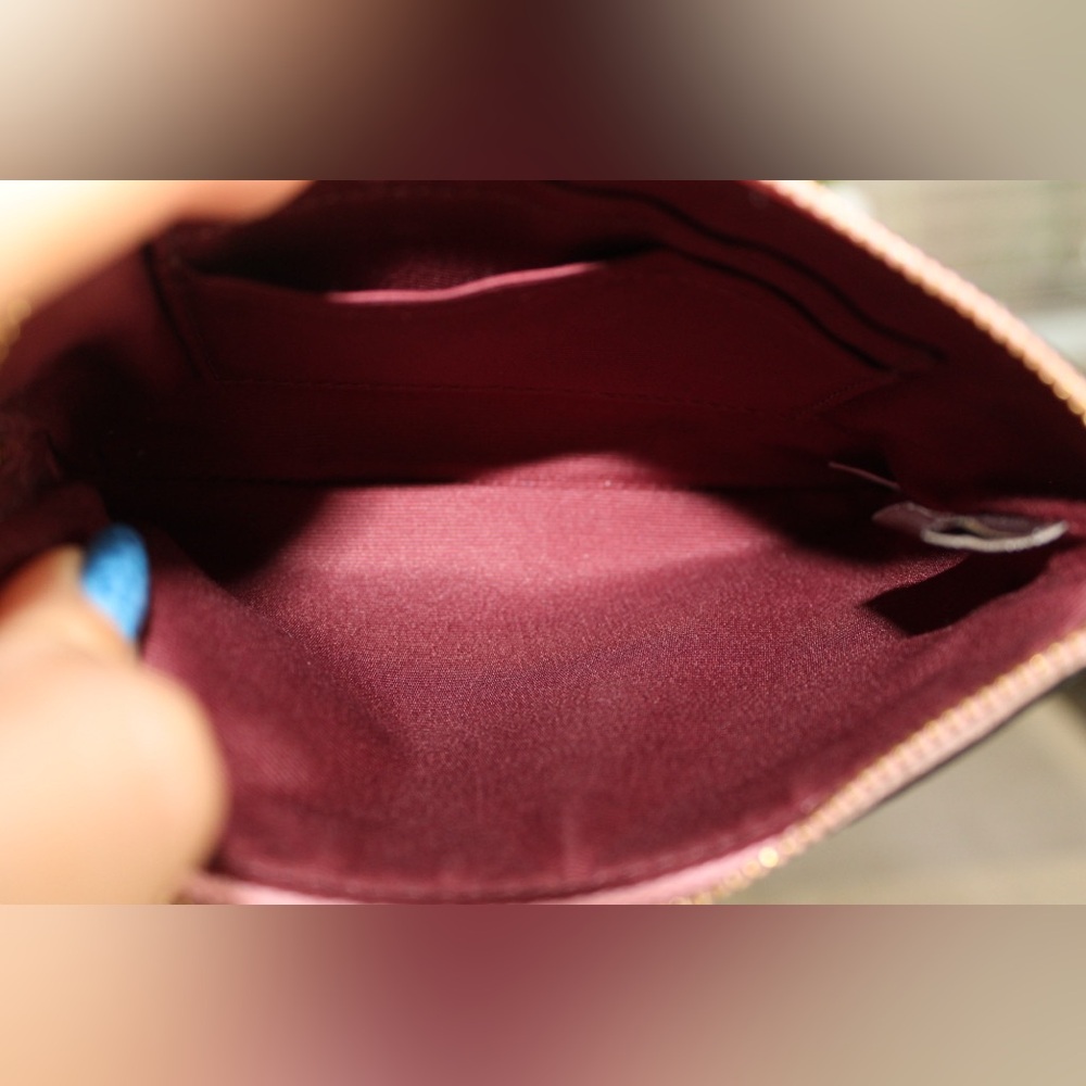 Coach Pink Cherry Pattern Wristlet - image 4